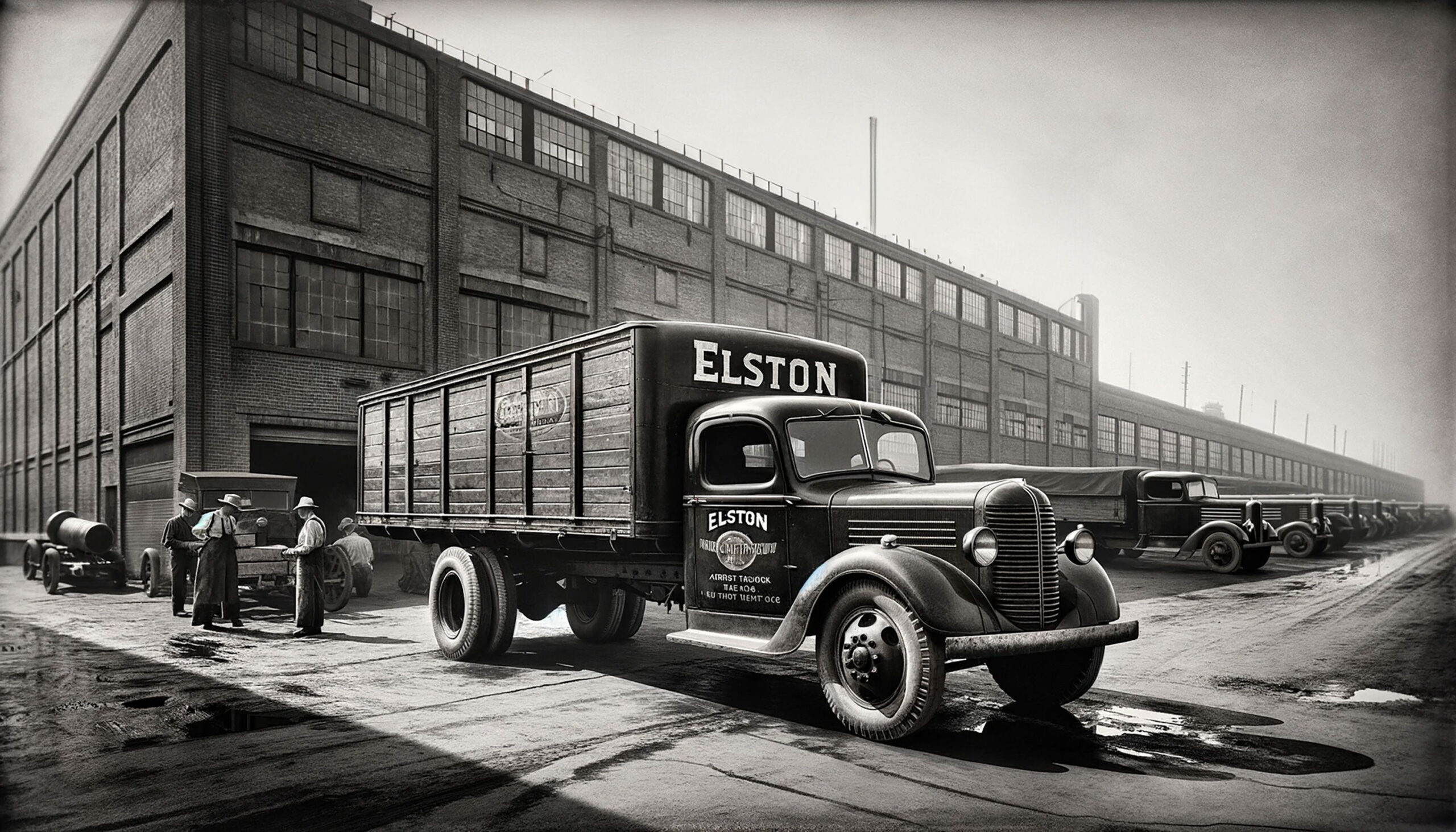 Vintage Elston truck from the 1950s